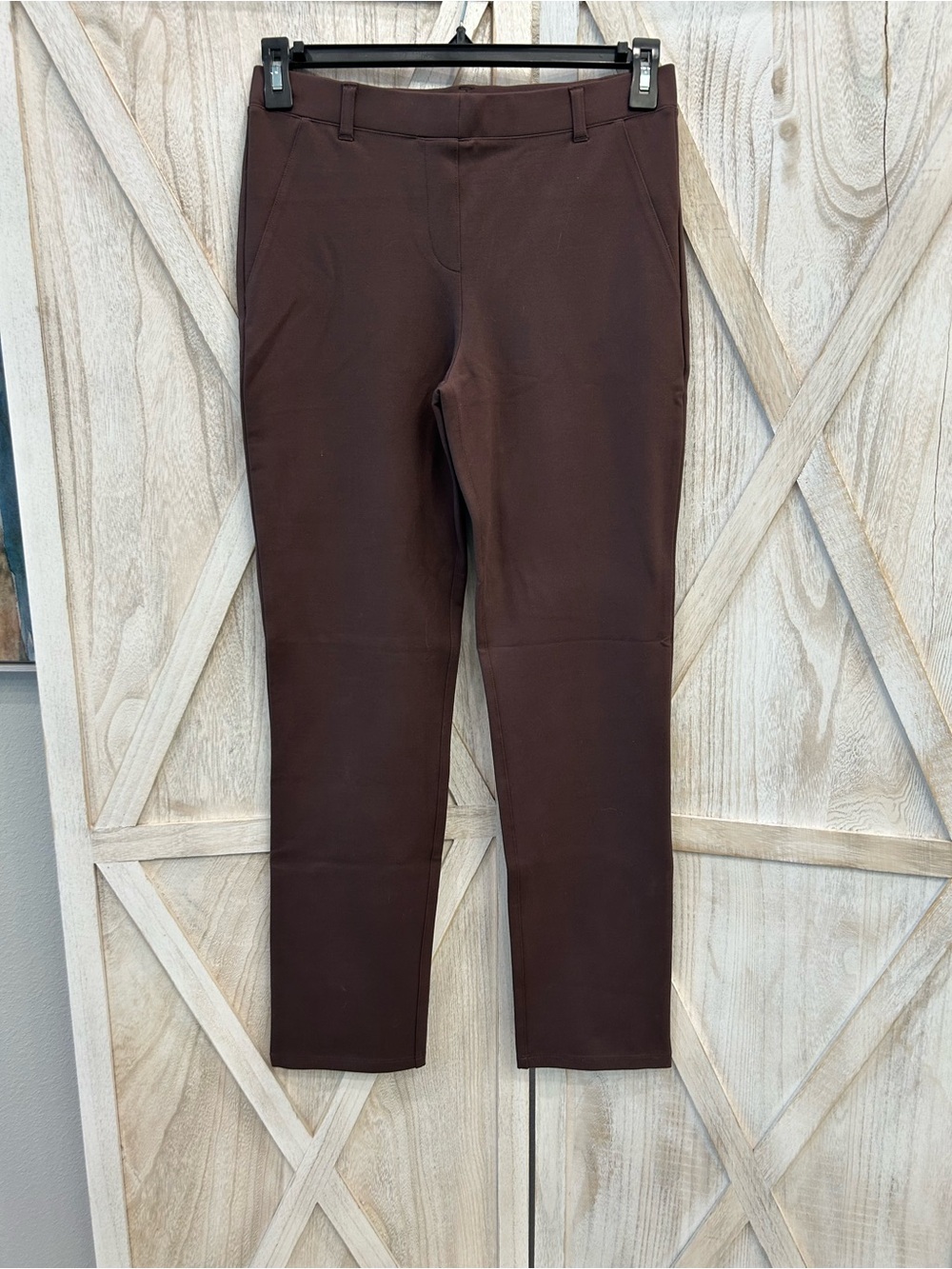 Quince Brown Ponte Leggings
